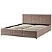 Letto Contenitore Bouclé Massognes 180 X 200 Cm Tortora - Foto miniatura 5
