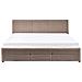 Letto Contenitore Bouclé Massognes 180 X 200 Cm Tortora - Foto miniatura 6