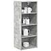 Armadio pensile Riga Grigio cemento 40 x 29,5 x 100 cm - Foto miniatura 3