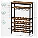 Portabottiglie, stile loft rustico marrone per 24 bottiglie KWR028B01 - Foto miniatura 4
