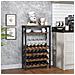 Portabottiglie, stile loft rustico marrone per 24 bottiglie KWR028B01 - Foto miniatura 2