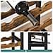 Portabottiglie, stile loft rustico marrone per 24 bottiglie KWR028B01 - Foto miniatura 5