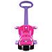 Cavalcabile spingi 3in1 auto per bambini grande auto clacson musica rosa - Foto miniatura 3