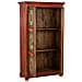 Armadio In Legno Intagliato Rosso 102x44x183 - Foto miniatura 5