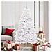 Albero di Natale Artificiale con Rami Pieghevoli Bianco 180 cm - Foto miniatura 2