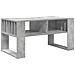 Tavolino da salotto Grigio cemento 92 x 49,5 x 45 cm - Foto miniatura 1