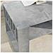 Tavolino da salotto Grigio cemento 92 x 49,5 x 45 cm - Foto miniatura 4