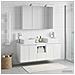 Set di Armadi da Bagno 4 pcs Bianco 100 x 14,5 x 70 cm - Foto miniatura 2
