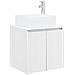 Set di Armadi da Bagno 4 pcs Bianco 100 x 14,5 x 70 cm - Foto miniatura 5