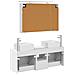 Set di Armadi da Bagno 4 pcs Bianco 100 x 14,5 x 70 cm - Foto miniatura 8