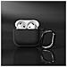 Custodia Airpods 4 In Silicone Nera Puro - Foto miniatura 6