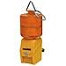 Lampada luce aranc. LED stradale da cantiere lampeggiante fissa Batteria 6V - Foto miniatura 4