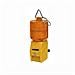 Lampada luce aranc. LED stradale da cantiere lampeggiante fissa Batteria 6V - Foto miniatura 1