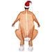 Costume Gonfiabile Da Tacchino Di Natale Per Adulto Taglia Unica - Foto miniatura 2