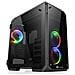 Case View 71 Big Tower E-ATX / ATX / Micro-ATX / Mini-ITX 2 Porte USB 3.0 Illuminazione RGB Colore Nero (Finestrato)  - Foto miniatura 1