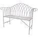 Josette - Panca 2 Posti Stile Provenzale In Ferro Verniciato - Foto miniatura 2