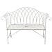 Josette - Panca 2 Posti Stile Provenzale In Ferro Verniciato - Foto miniatura 4