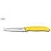 Coltello Spelucchino Colorato Lama Dentata Cm10 Swiss Made - Giallo - Foto miniatura 1