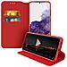 Custodia Per Samsung Galaxy S20 Plus Copertina Portacarte Supporto Video Rossa - Foto miniatura 5