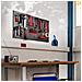 Pannello Portautensili Con 25 Ganci E Supporti 120 X 2 X 60 Cm - Nero / rosso - Foto miniatura 8