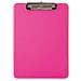 Portablocchi Con Clip Neon Fucsia Trasparente 31,8x22,6 Cm 2340621 - Foto miniatura 1