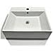 Lavabo Da Appoggio Ceramica Bianco Lavandino Lavello Arredo Bagno 2 Misure *** Misure : 41x41x15 Cm - Foto miniatura 1