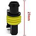 20 Kit 2 Pin 1 Pin Way Impermeabile Connettore Del Legare Elettrico Presa Di Corrente Uomini E Donne Pa66 Nylon Housing Terminali 15 Millimetri Serie Di Motorino Del Motociclo Auto Camion Marine - Foto miniatura 3