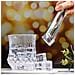 Set Da Cocktail Doppio Shaker 750ml Acciaio Inossidabile Argento 10 Parti - Foto miniatura 3