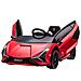 Macchina Elettrica Per Bambini Lamborghini Età 3-5 Anni - Rosso - Foto miniatura 1