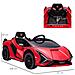 Macchina Elettrica Per Bambini Lamborghini Età 3-5 Anni - Rosso - Foto miniatura 2