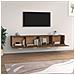 Mobili Parete 2 Pz Rovere Marrone 100x36,5x35 Cm In Multistrato - Foto miniatura 3