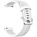 Cinturino Per Orologio Garmin Forerunner 245 Silicone White 20 Mm - Foto miniatura 1