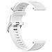 Cinturino Per Orologio Garmin Forerunner 245 Silicone White 20 Mm - Foto miniatura 4