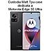 Matt Custodia Tpu Silicone Cover Case Slim Per Motorola Edge 30 Fusion Black - Foto miniatura 2