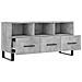 Mobile Porta Tv Grigio Cemento 102x36x50 Cm Legno Multistrato - Foto miniatura 6
