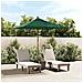 Ombrellone Da Giardino Con Palo In Legno Verde 198x198x231 Cm - Foto miniatura 1