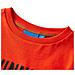 Maglietta Bambino Maniche Lunghe Stampa Winner Arancione Brillante 104 - Foto miniatura 3