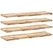 Mensole Da Parete 4 Pz 120x40x4 Cm Legno Acacia Non Trattato - Foto miniatura 2