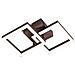 Plafoniera Bard A Led Moderna 21w Corten 3394-28-361 - Foto miniatura 1