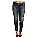 Jeans Skinny In Cotone Elasticizzato Blu Scuro - It38-xs - Foto miniatura 1