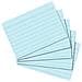 Karteikarten, Din A8, Liniert, Blau Aus Papier, 170 G-qm, Holzfrei, Linienfarbe: Blau, Doppelte (10836310) - Foto miniatura 1