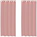 Tende In Voile Con Occhielli 2 Pz Rosa 140x225 Cm - Foto miniatura 2