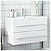 Mobile Da Bagno Con Lavabo Bianco - Foto miniatura 1