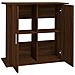 Supporto Acquario 81x36x73 cm Legno Multistrato Rovere Marrone - Foto miniatura 6