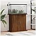 Supporto Acquario 81x36x73 cm Legno Multistrato Rovere Marrone - Foto miniatura 2