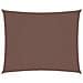 Parasole A Vela Oxford Rettangolare 2,5x3,5 M Marrone - Foto miniatura 1