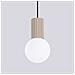 Sollux Lighting Lampada A Sospensione Halo 1 Taupe Sl.1744 - Moderno Lampada A Sospensione Tortora 120x12x12 Cm - Foto miniatura 5