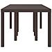Tavolo da giardino  Marrone 250x100x73 cm in Poly Rattan - Foto miniatura 5