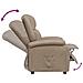 Poltrona Reclinabile Cappuccino in Similpelle - Foto miniatura 6