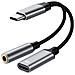 Adattatore Type-c 2 In 1 Da 10w: Audio E Ricarica Simultanei - Foto miniatura 1